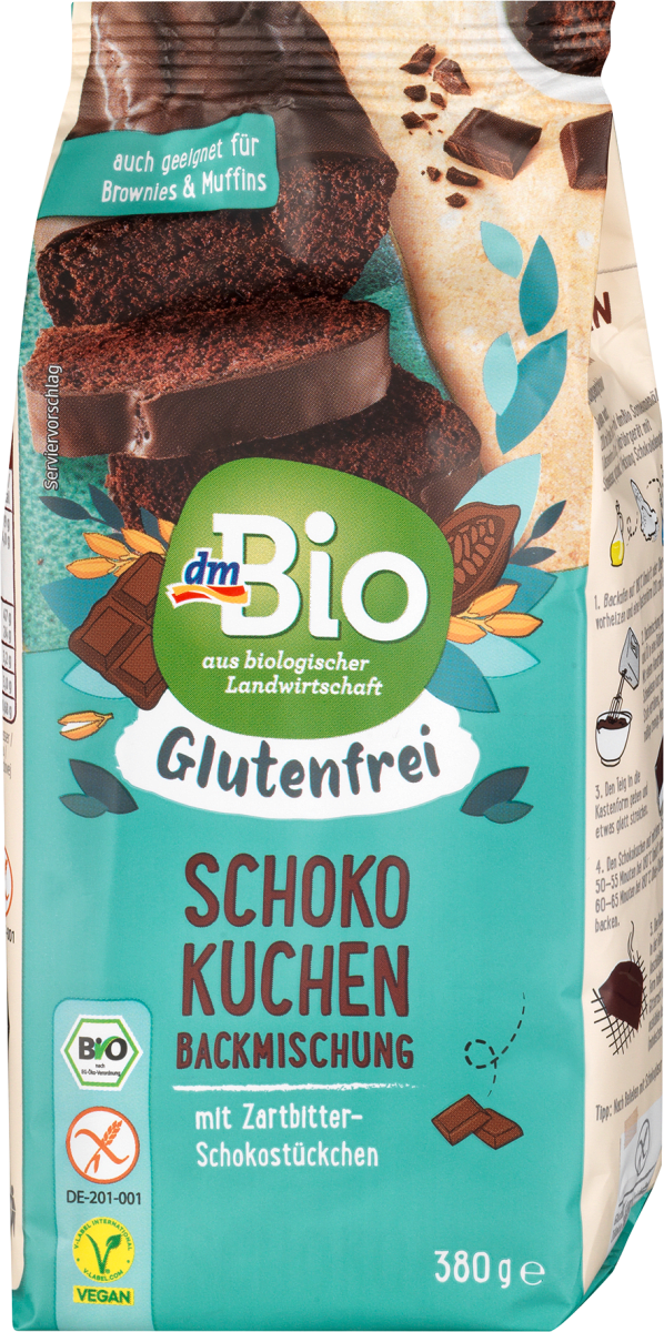 Backmischung Schokokuchen, glutenfrei, 380 g