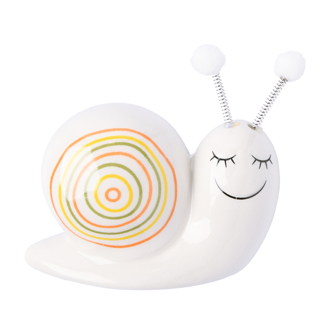 Deko-Schnecke aus Keramik