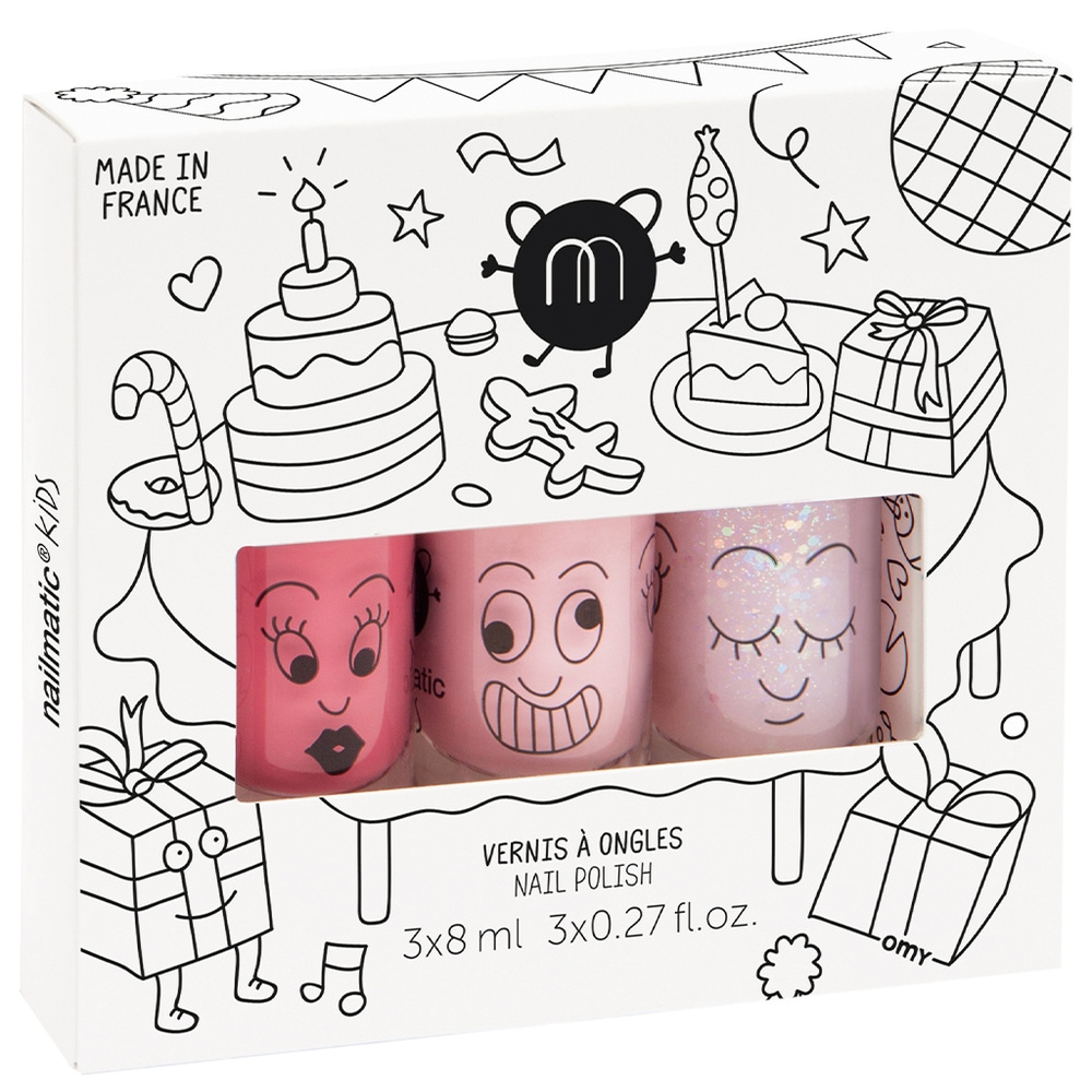 nailmatic COFFRET PARTY3 trio vernis à l'eau