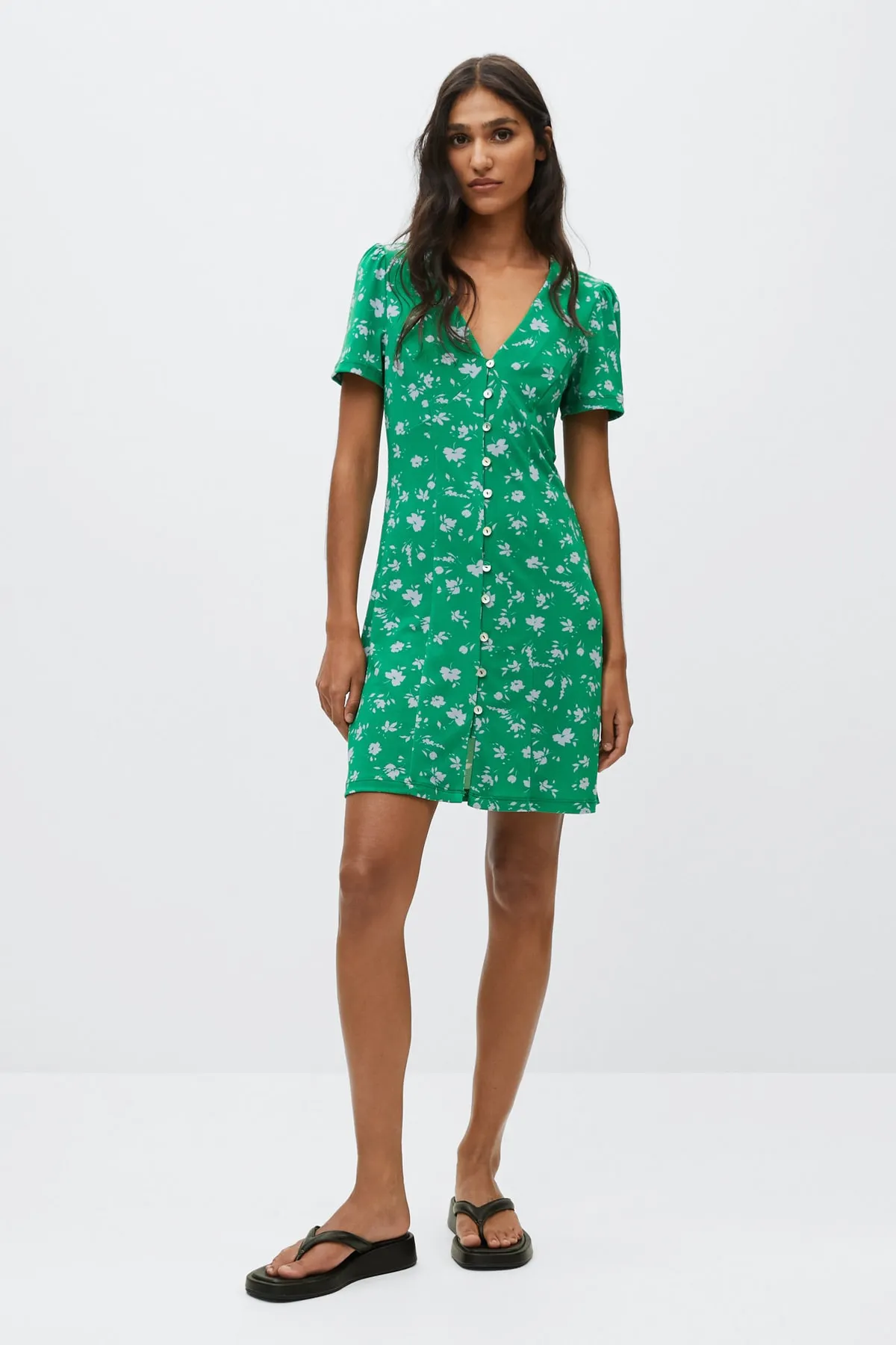 MANGO  27049203 Damen/Mädchen Grün