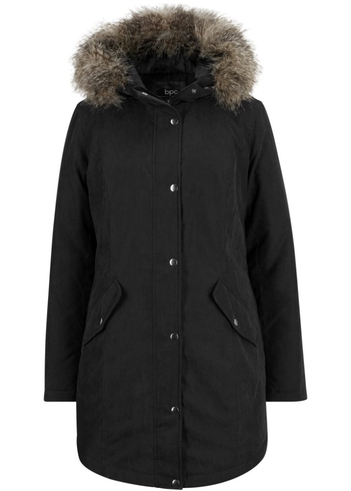 Parka mit seitlichen Reißverschluss zur Weitenregulierung