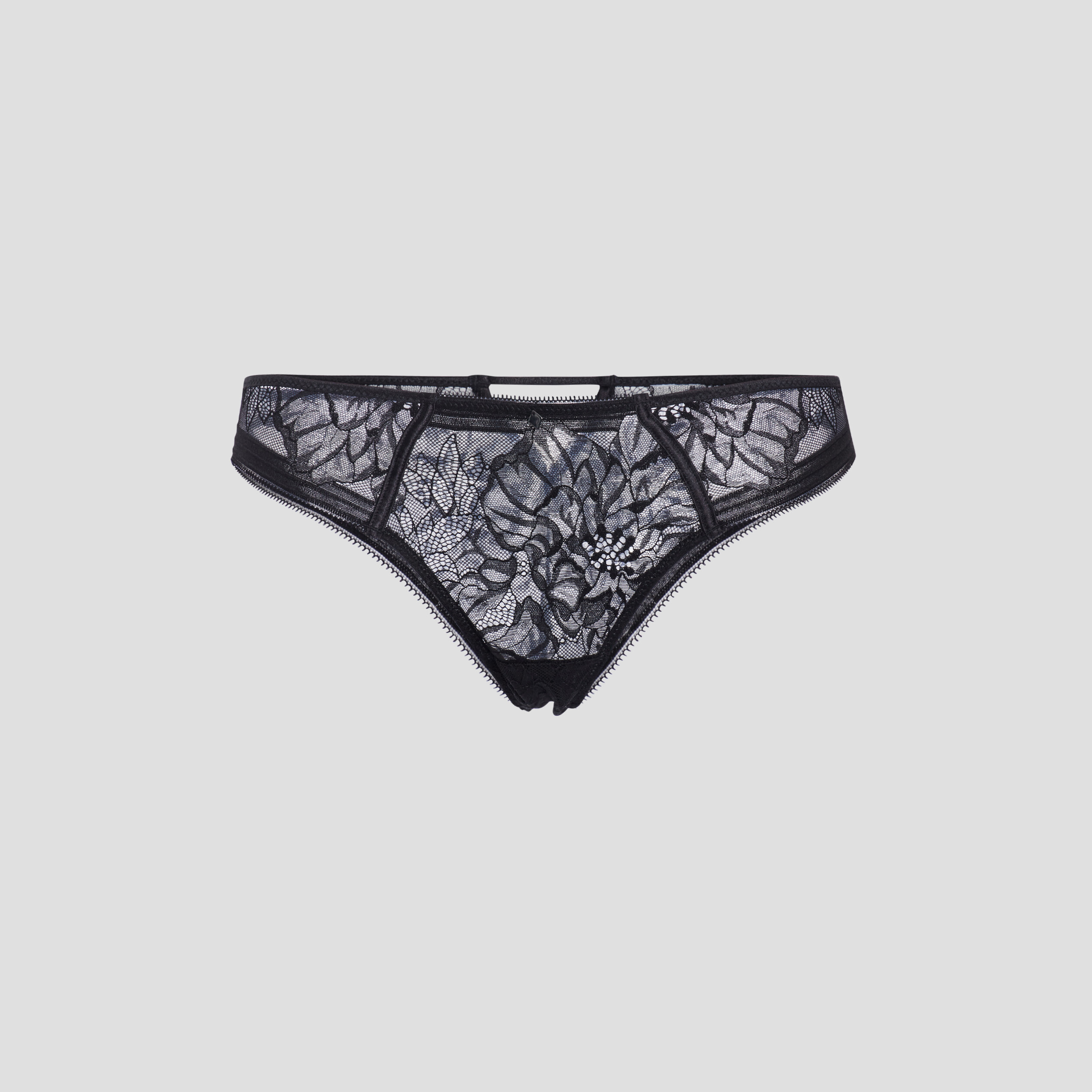 Culotte en dentelle noir femme | La Halle