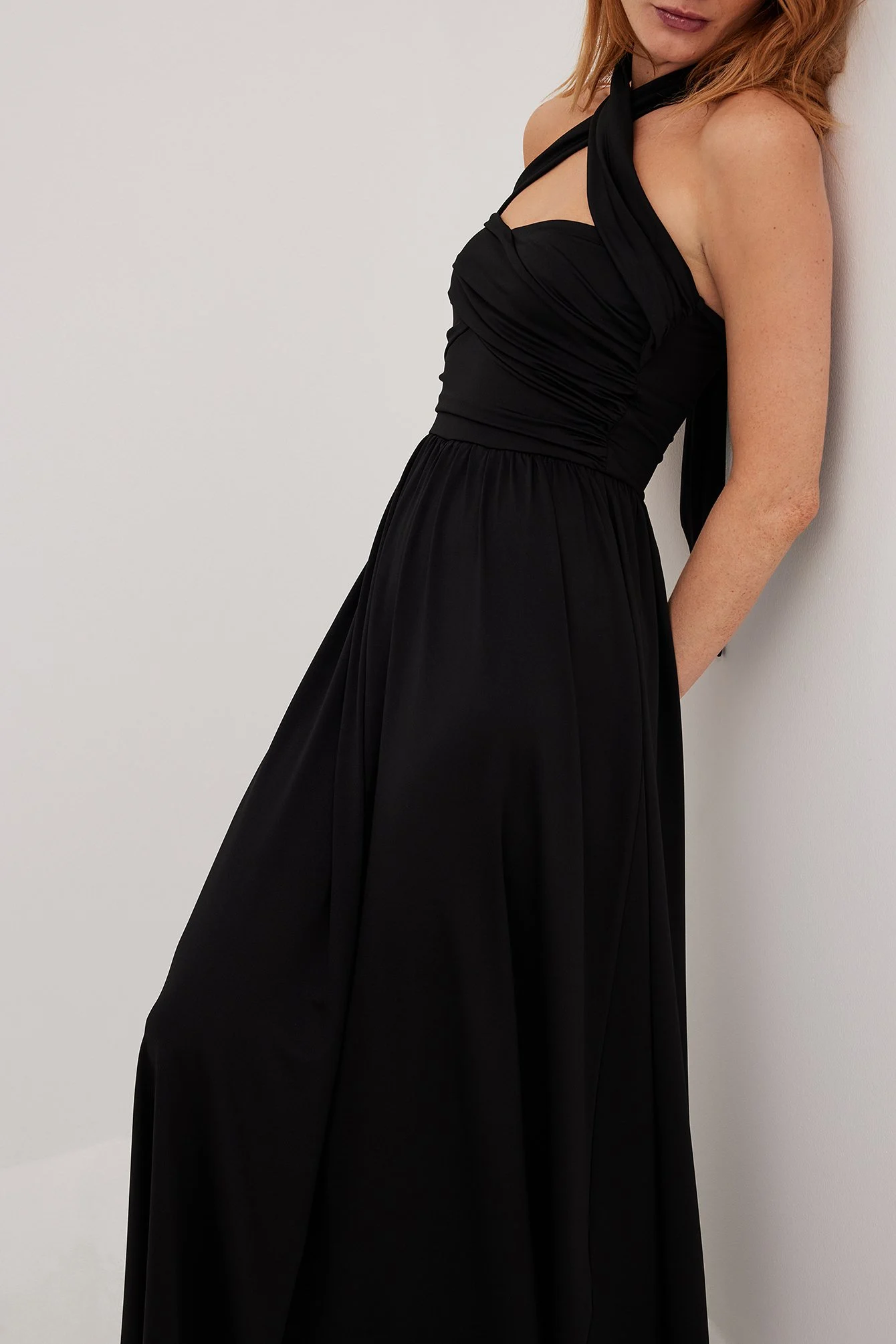 Gewickeltes Maxikleid