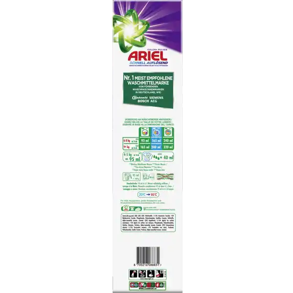 Color+ Pulver Colorwaschmittel 80 WL