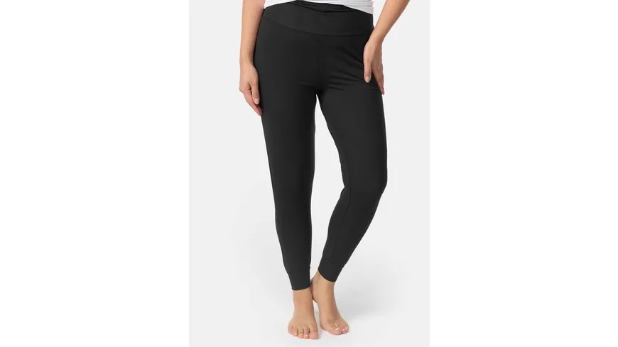NUR DIE Damen Yoga-Hose Relax & Go schwarz