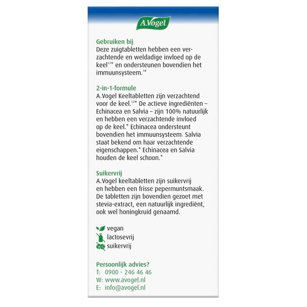 A.Vogel Throat Tablets 20 pieces