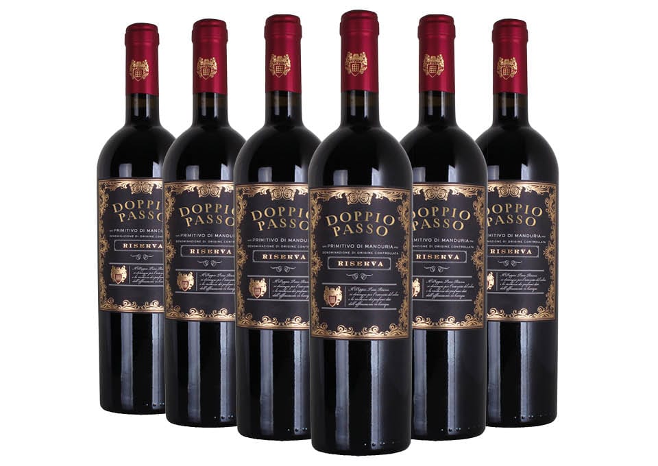 Primitivo di Manduria DOC Riserva 2020 Doppio Passo 6 bouteilles de 0,75 ℓ