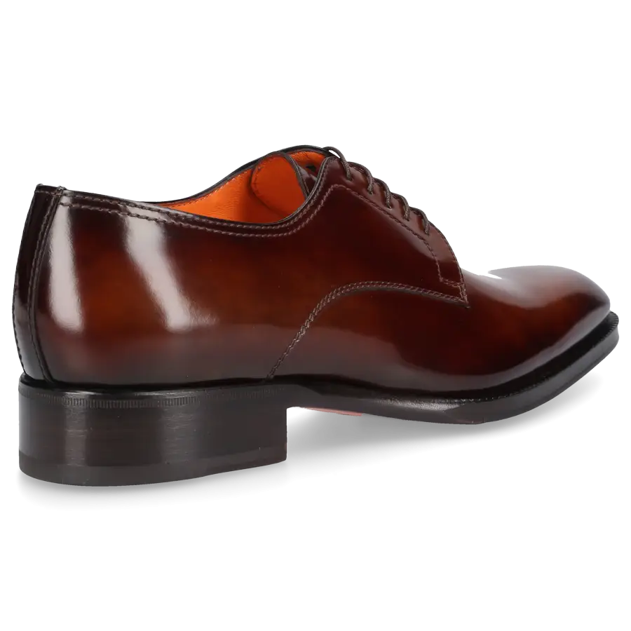 Santoni - Businessschuhe Derby MCCR18 Kalbsleder - braun