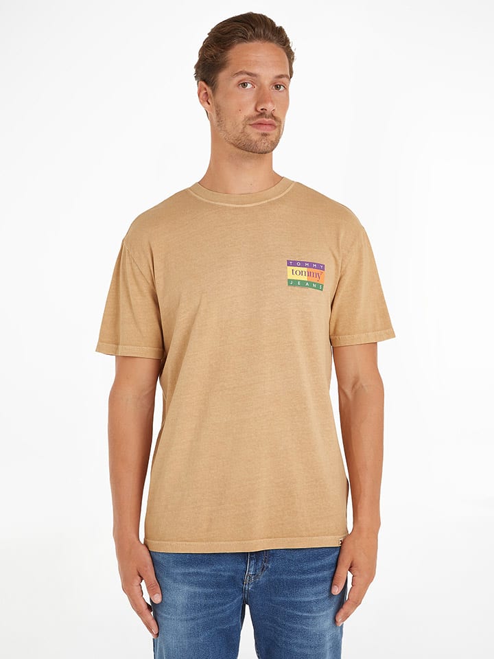 Tommy Hilfiger Shirt in Hellbraun günstig kaufen