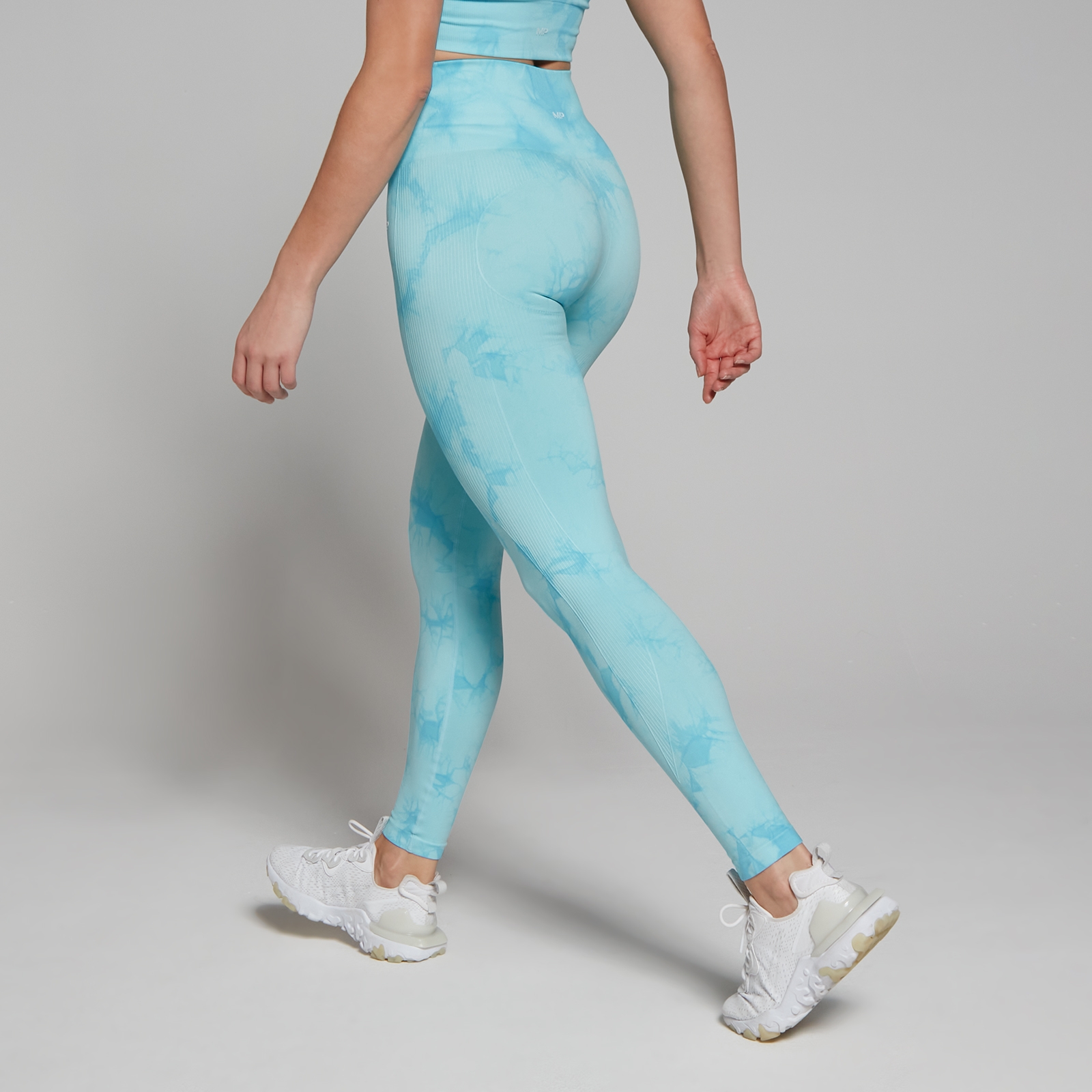 Legging sans coutures MP Shape pour femmes – Tie-dye bleu