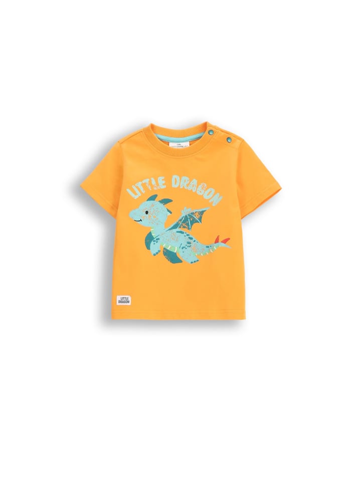Coccodrillo T-Shirt mit kurzen Ärmeln in orange günstig kaufen
