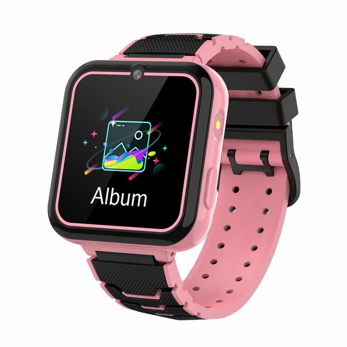 Hikeren Kinder Smart Uhr Telefon,mit Kamera,Unterstützt Micro-SIM,450mAh Smartwatch (1,4 Zoll)