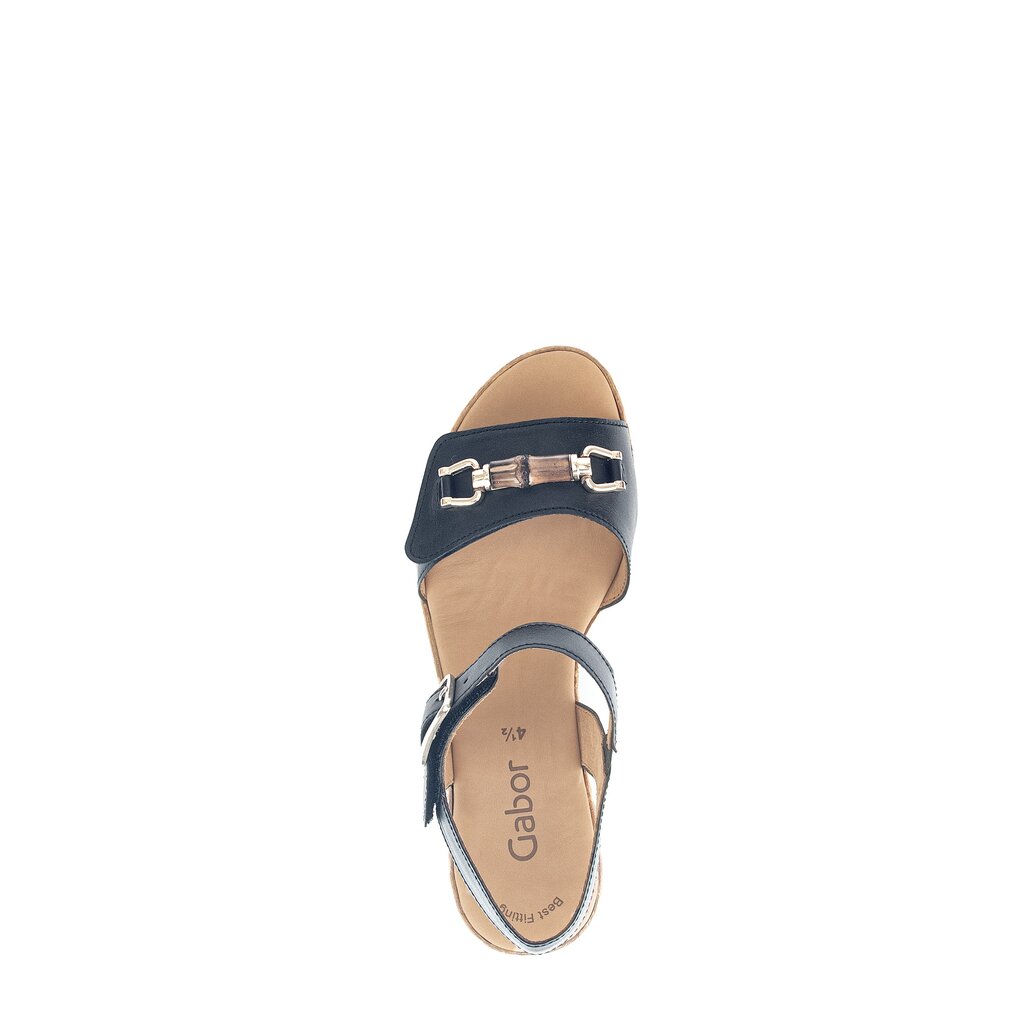 Gabor fashion Plateau Sandale schwarz