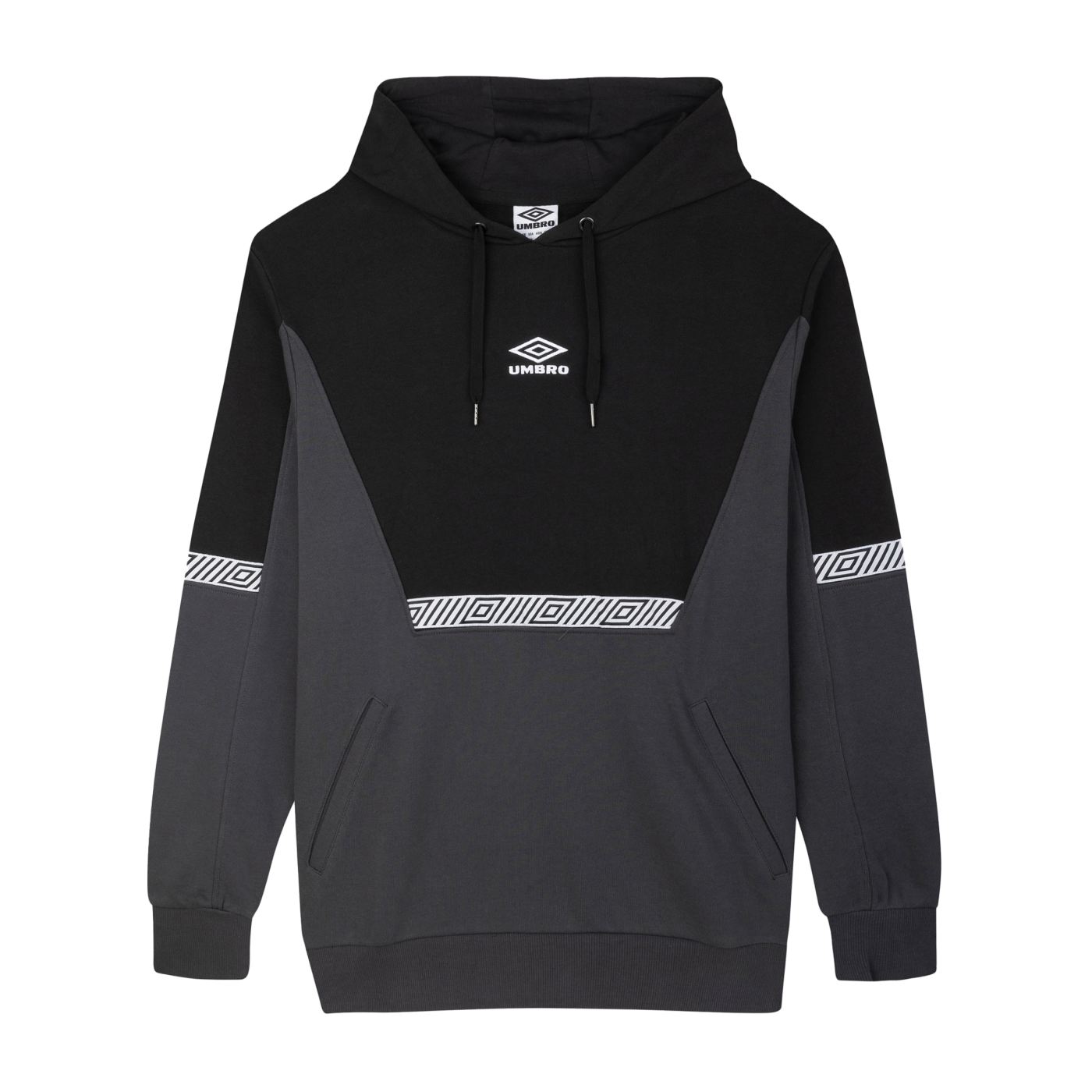 Umbro Sports Style Hoody Grau Schwarz FLRD