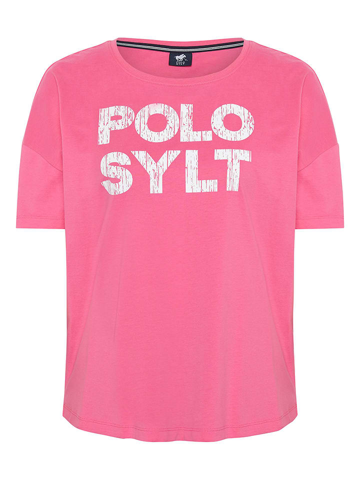 Polo Sylt Shirt in Pink günstig kaufen
