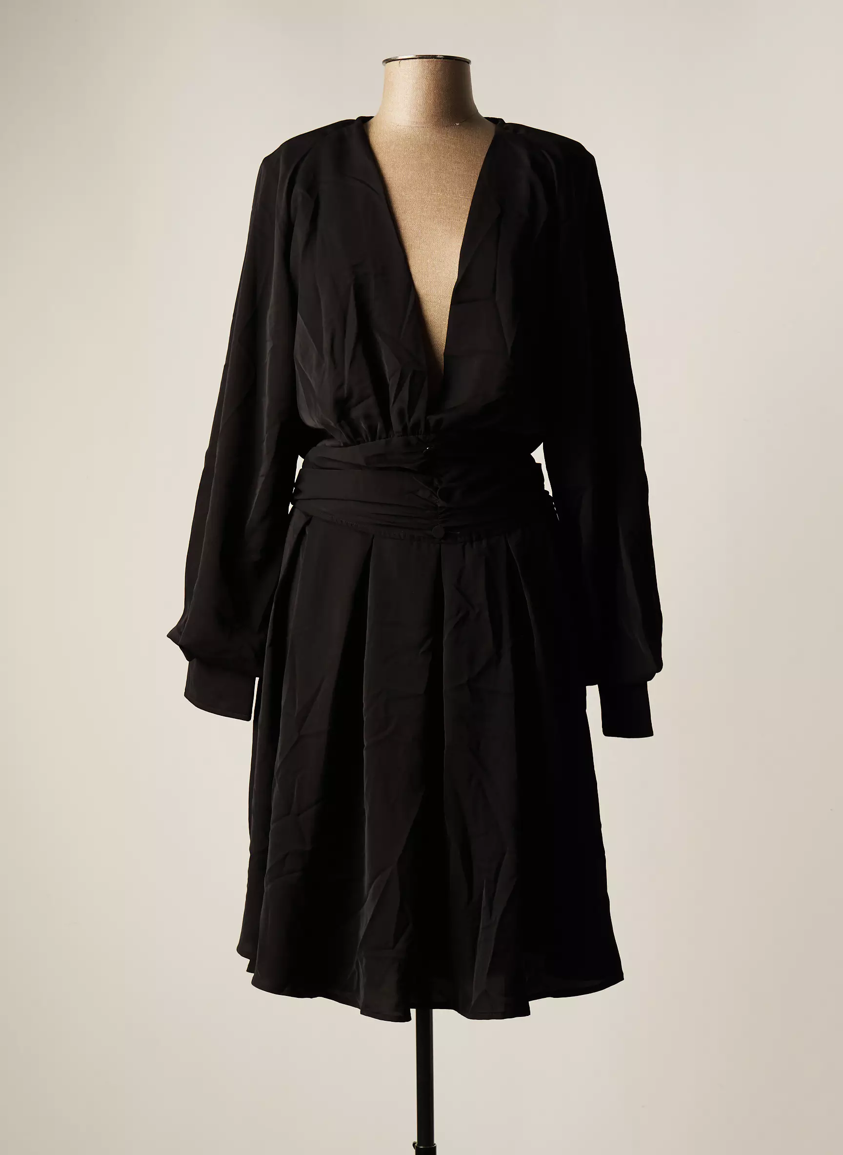In Vogue Robes Mi Longues Femme couleur noir
