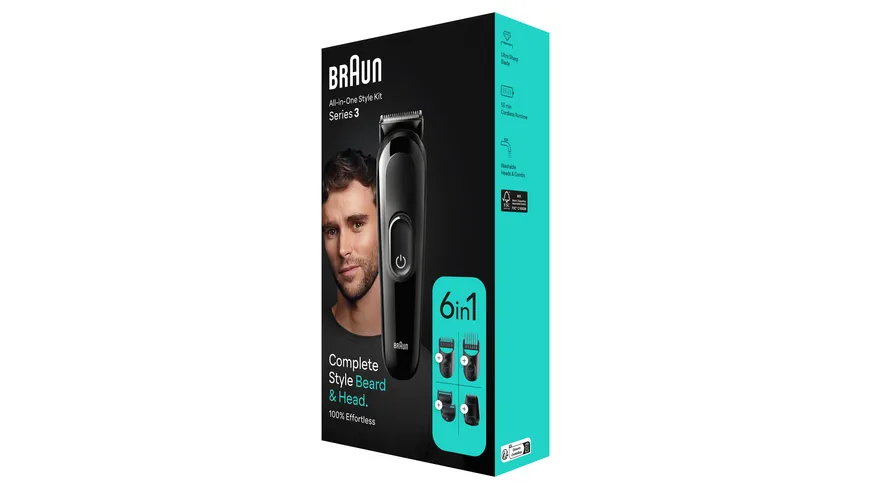 BRAUN Multi-Grooming-Kit 6-in-1 Series 3 MGK3410