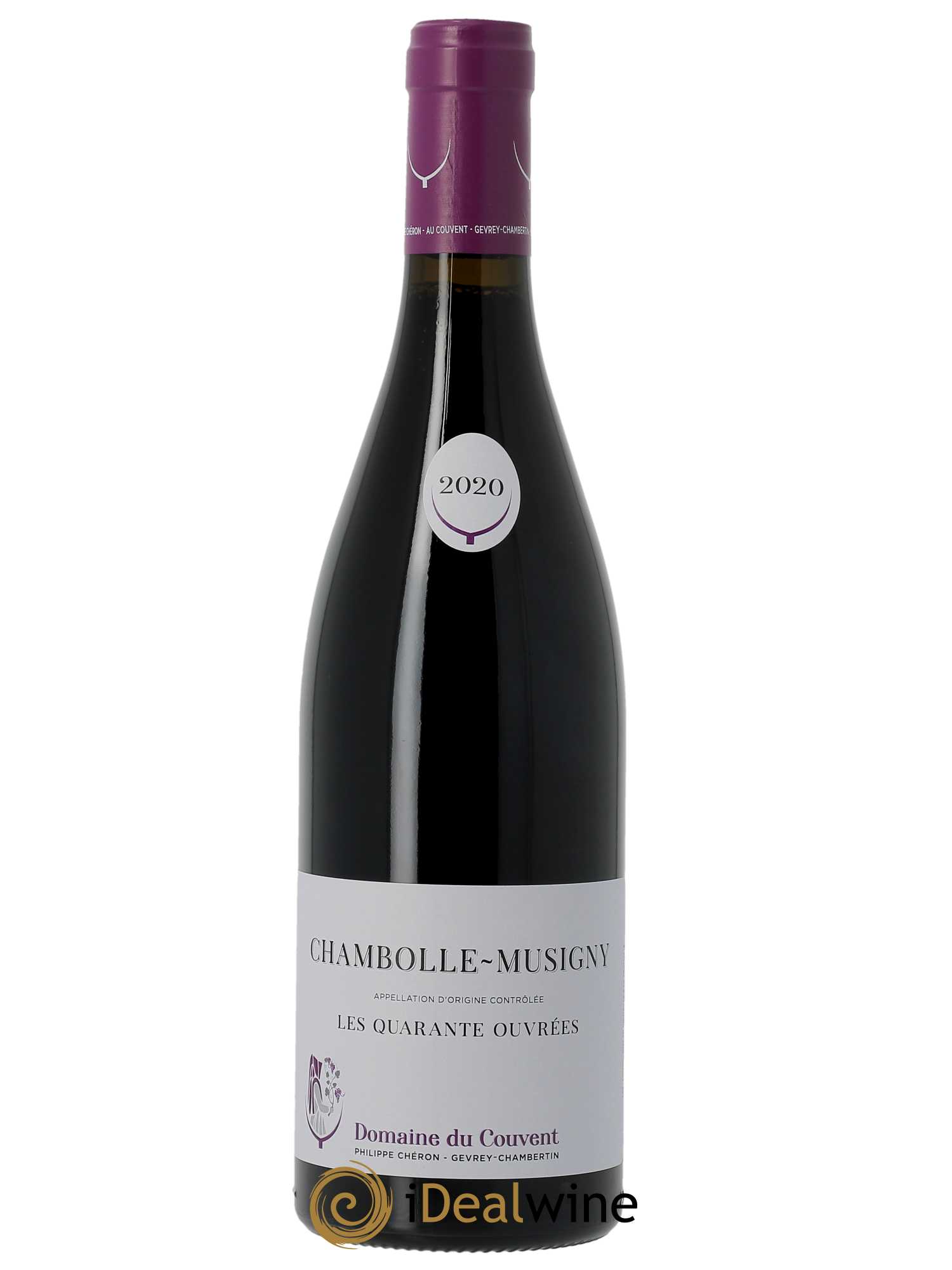 Chambolle-Musigny Les Quarante Ouvrées Domaine du Couvent  2020 - Lot de 1 Bouteille