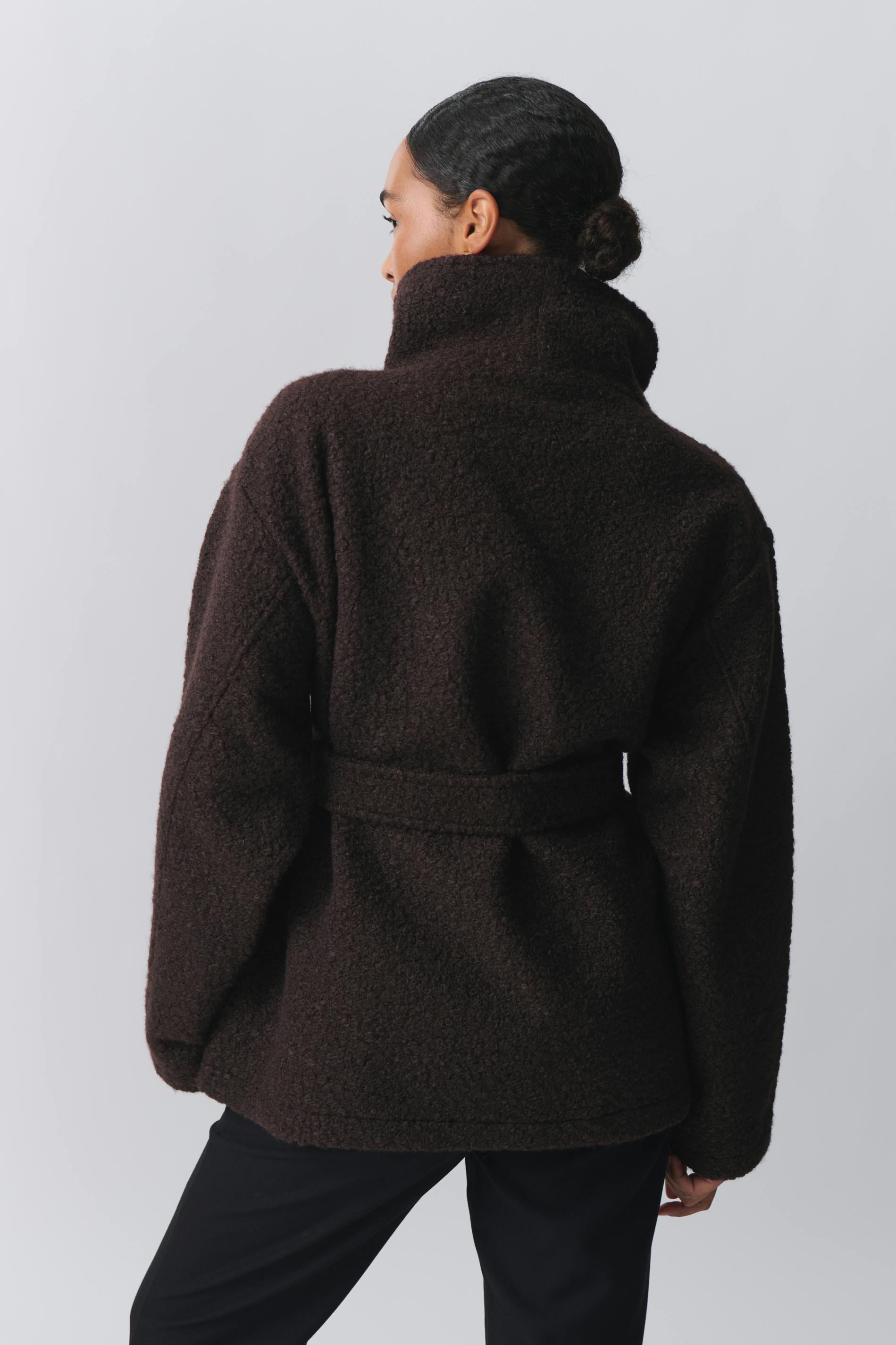 Soft belted jacket