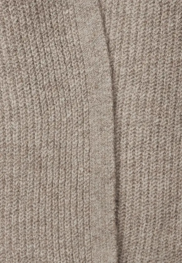 Street One Offene Melange Strickjacke