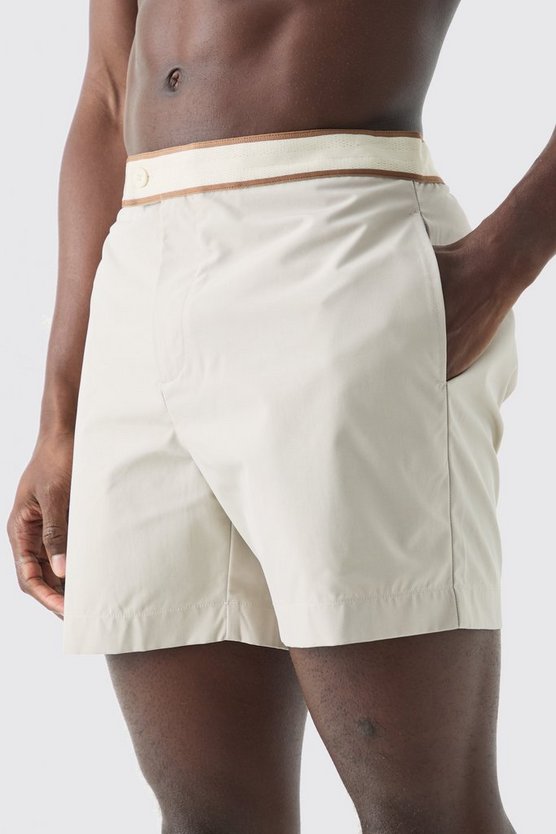 Mittellange Badehose