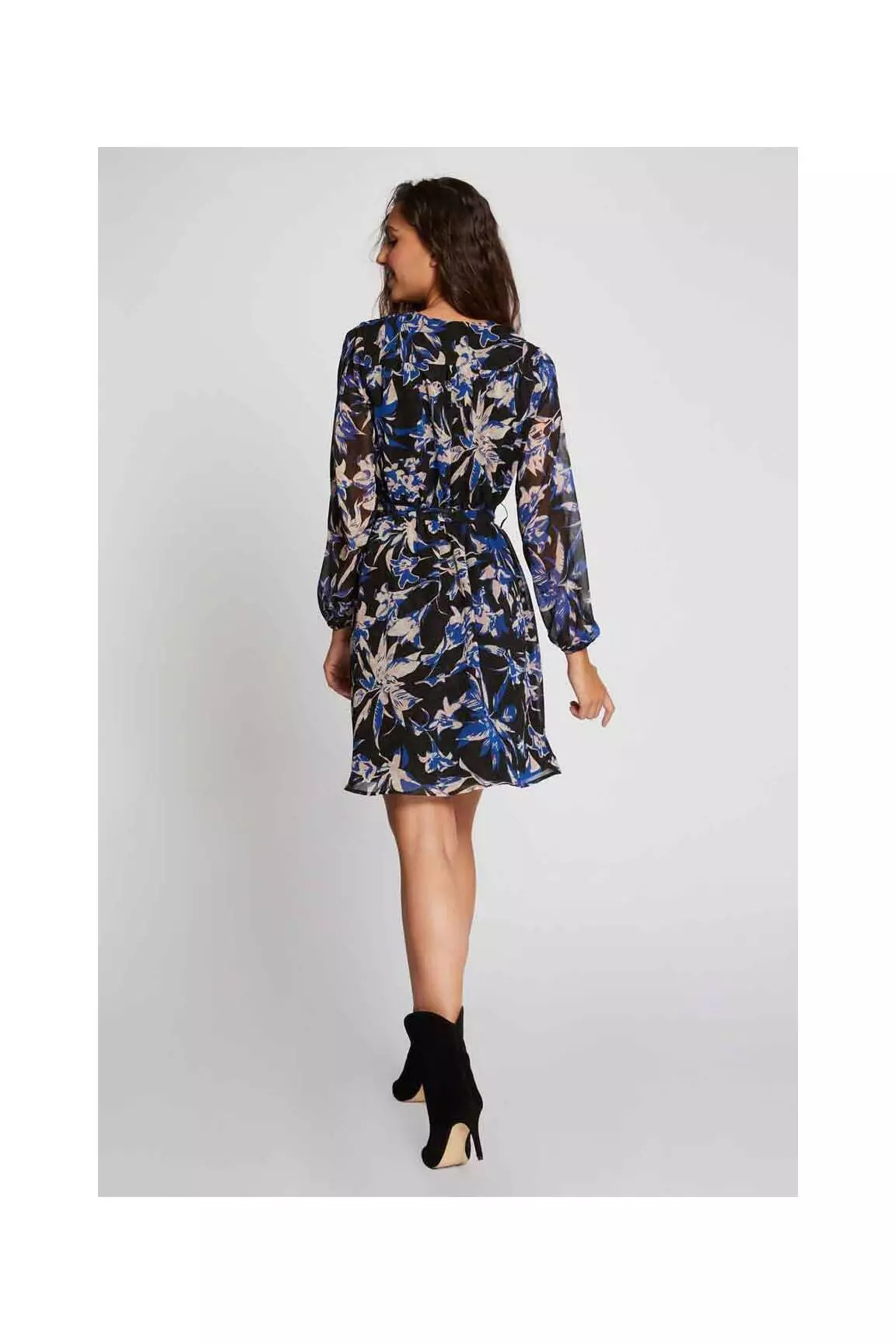 Morgan Robes Mi Longues Femme couleur noir