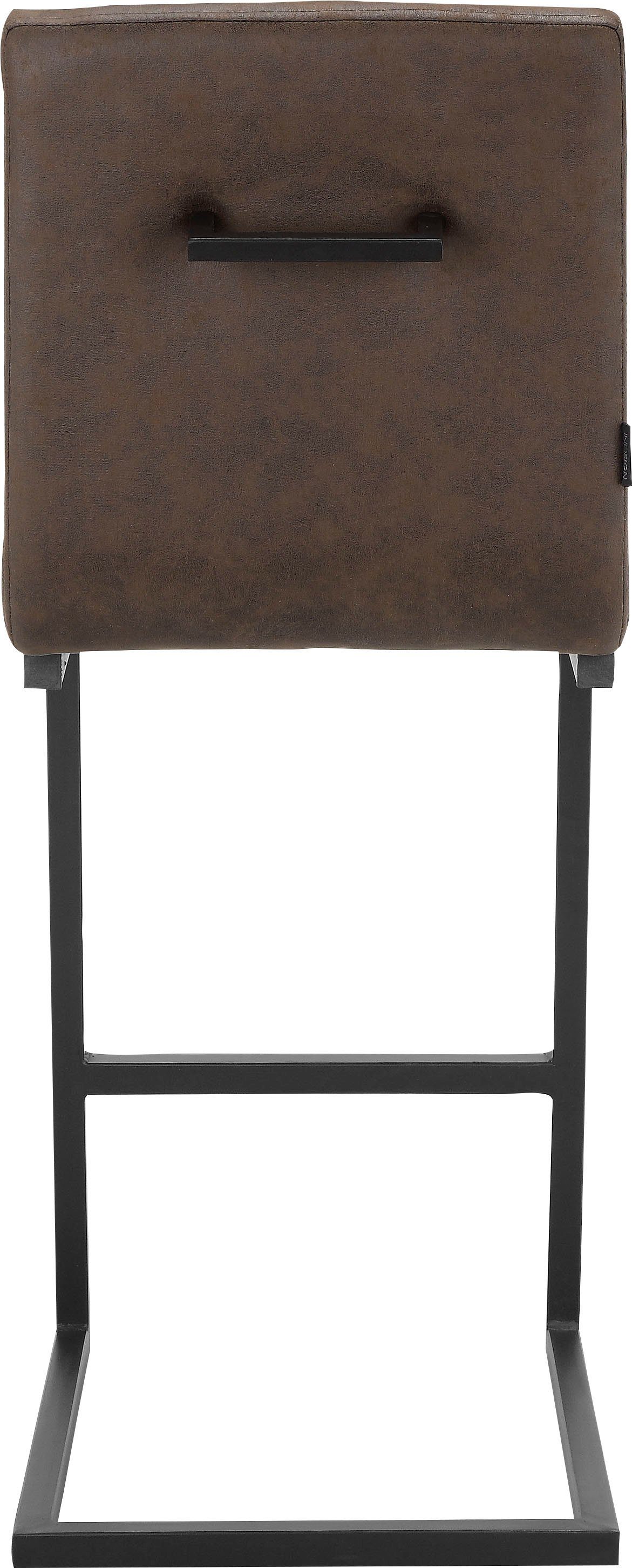 INOSIGN Bistrostuhl Janelle (2 St), Sitz und Rücken gepolstert, Nähte am Sitz und Rücken, Sitzhöhe 65 cm