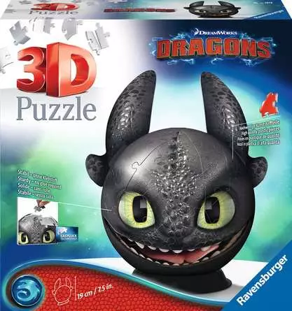 Ravensburger Dragons Ohnezahn mit Ohren