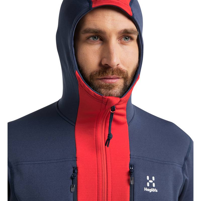 Haglfs Roc Nordic Mid Hood Fleecejacke Herren