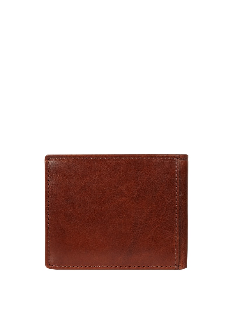 Portemonnaie aus Leder - RFID Safe in cognac