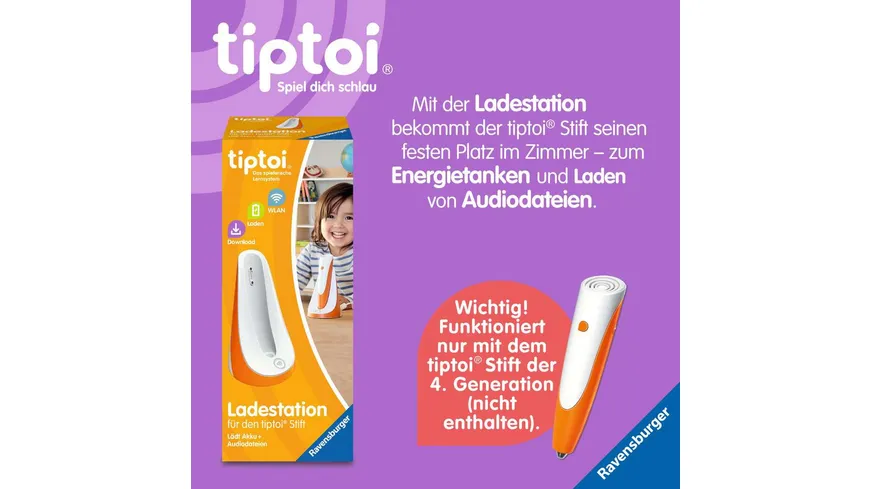 Ravensburger tiptoi - Stift - Das audiodigitale Lern- und Kreativsystem