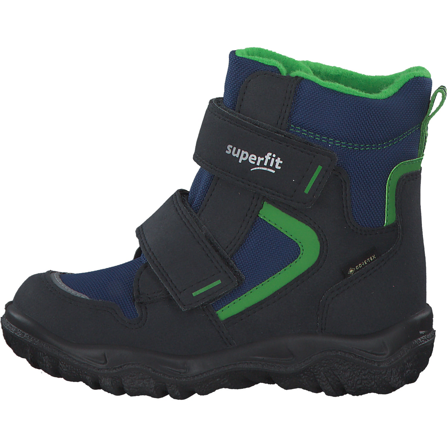 Superfit HUSKY 00047, Winterstiefel, Kinder, Schwarz/Grün