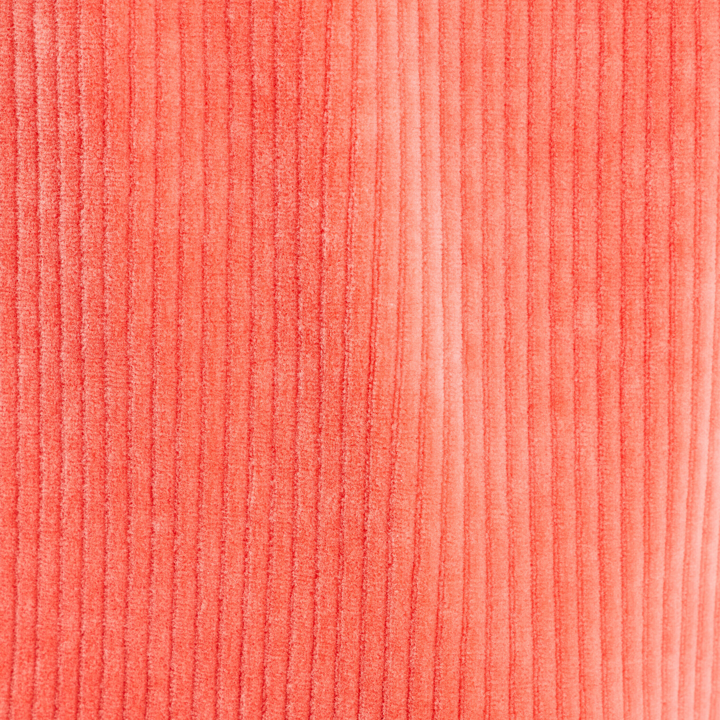 Sweat manches longues velours orange corail femme | Cache Cache