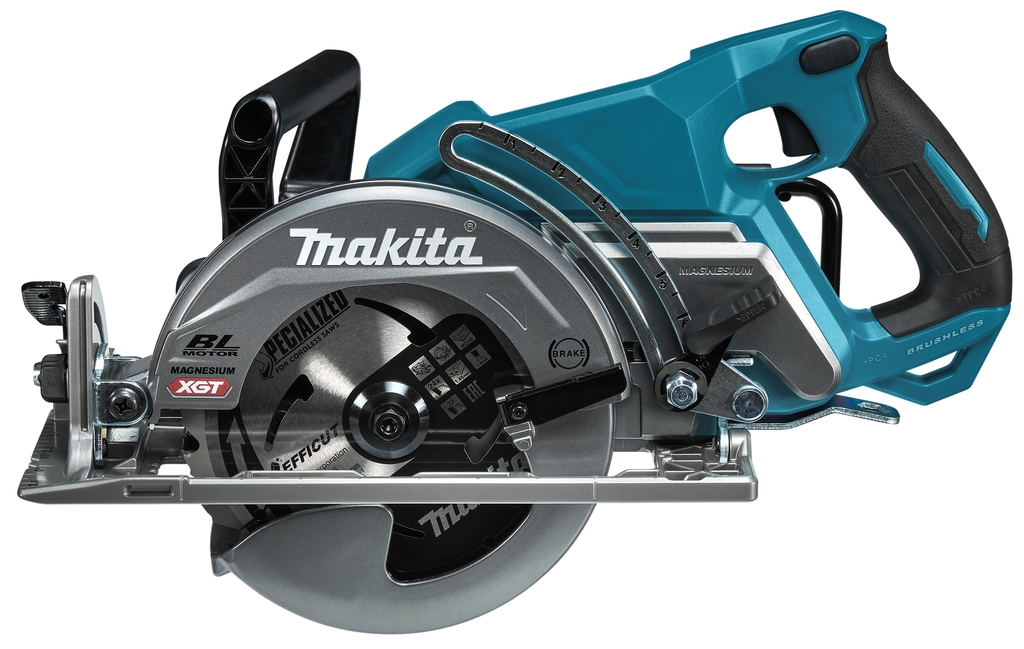 Makita RS001GZ akumuliatorinis diskinis pjūklas 185 mm 40 V be akumuliatorių ir įkroviklio