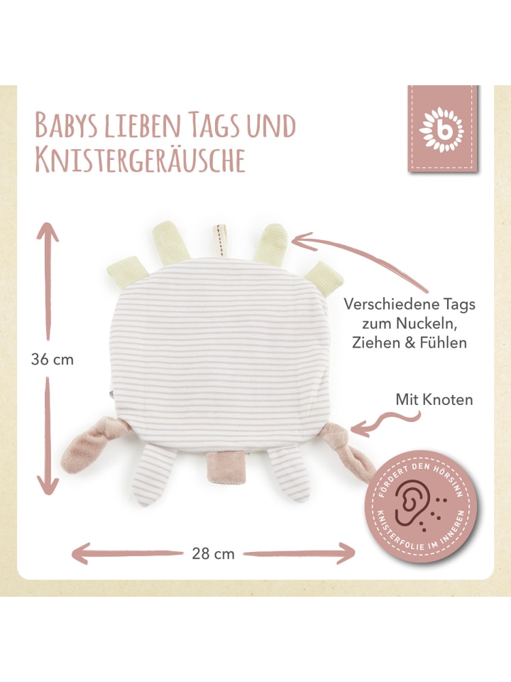 Bieco Spielwaren Knistertuch Reh - ab Geburt in Weiß günstig kaufen onesize