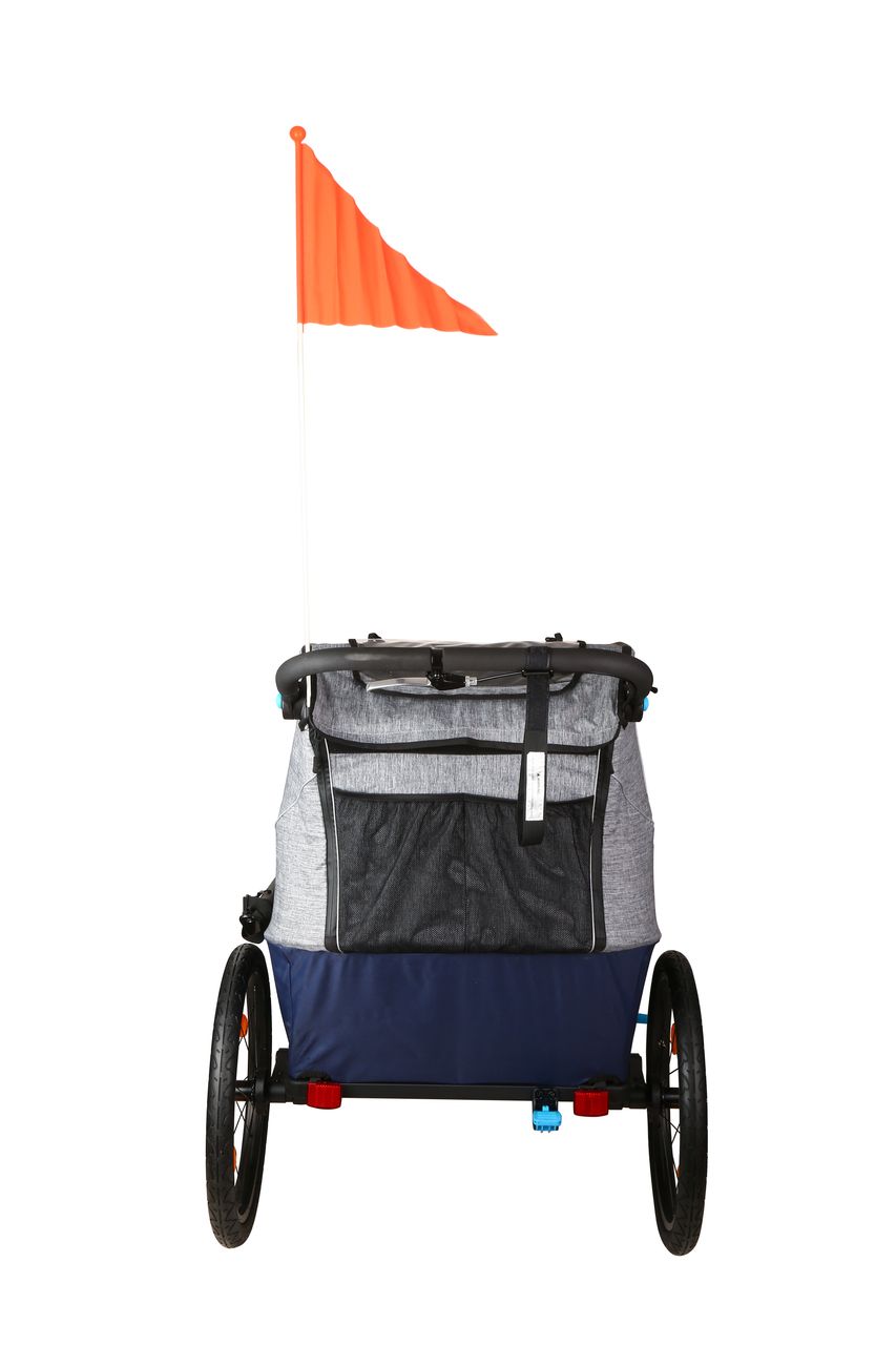 Econ- Way Econ-Way 3in1 Alu 2er Kinderwagen Fahrradanhänger & Joggingwagen faltbar inkl. Zubehör