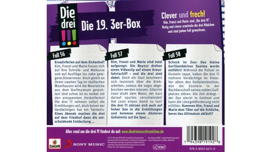 Die 19.3er Box (Folgen 56,57,58)