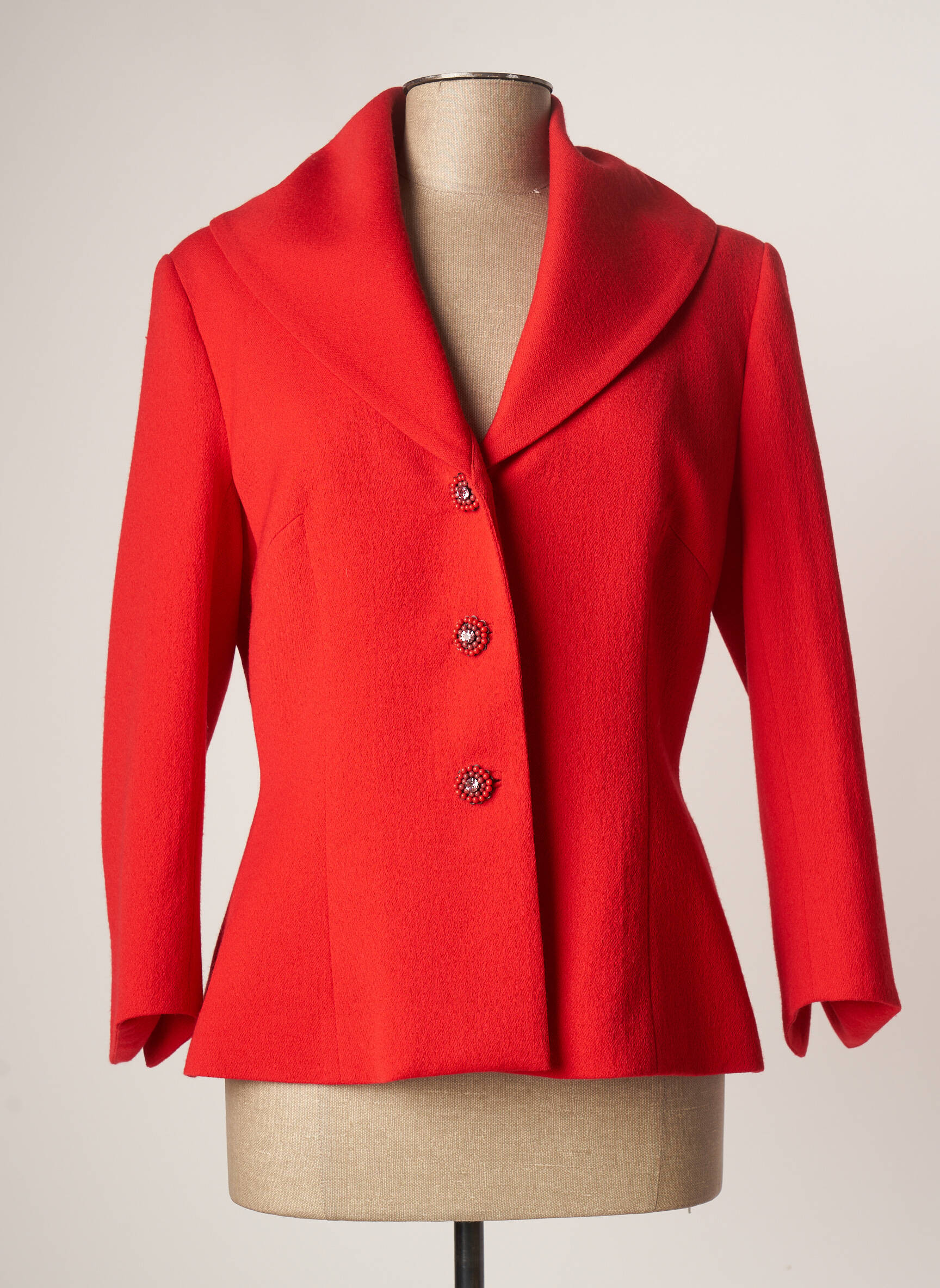 Paule Vasseur Manteaux Courts Femme couleur rouge