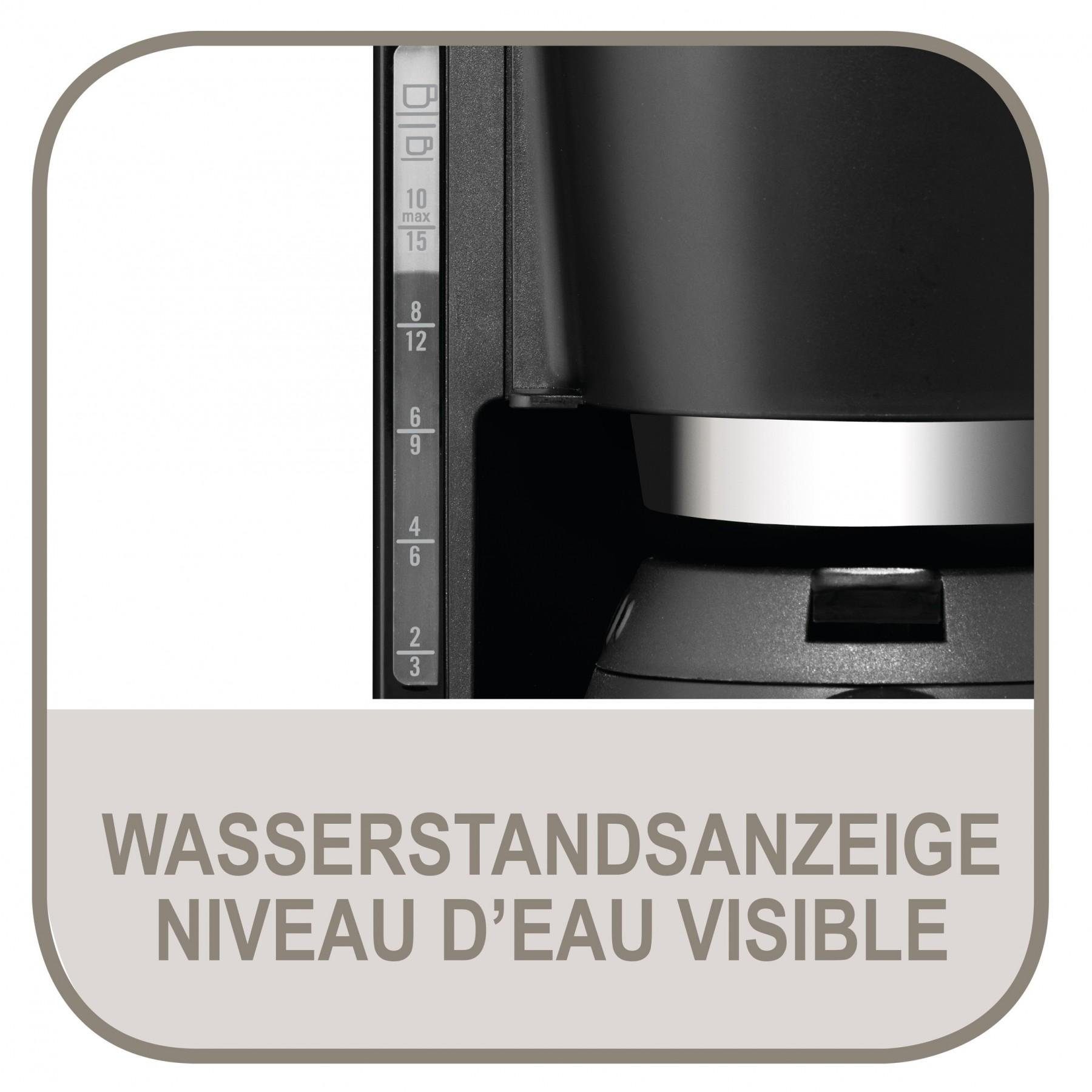 Rowenta Filterkaffeemaschine CT3818 Adagio Milano Thermo, Schwenkfilter, Isolierkanne, Edelstahl, Abschaltautomatik, 10-15 Tassen