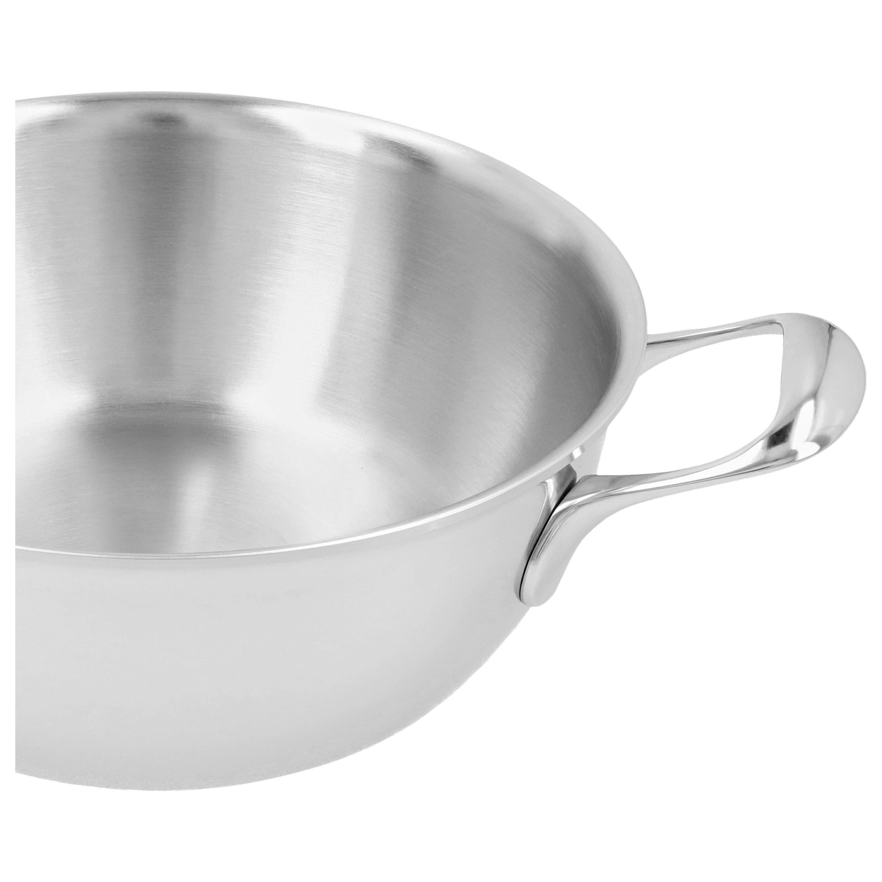 Schmorpfanne 24 cm, 18/10 Edelstahl