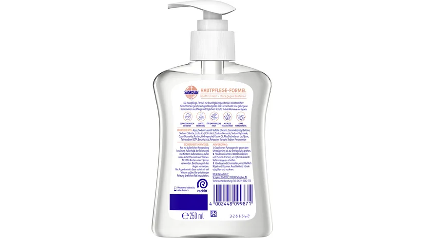 Sagrotan Handseife Aloe Vera 250ml 250 ml