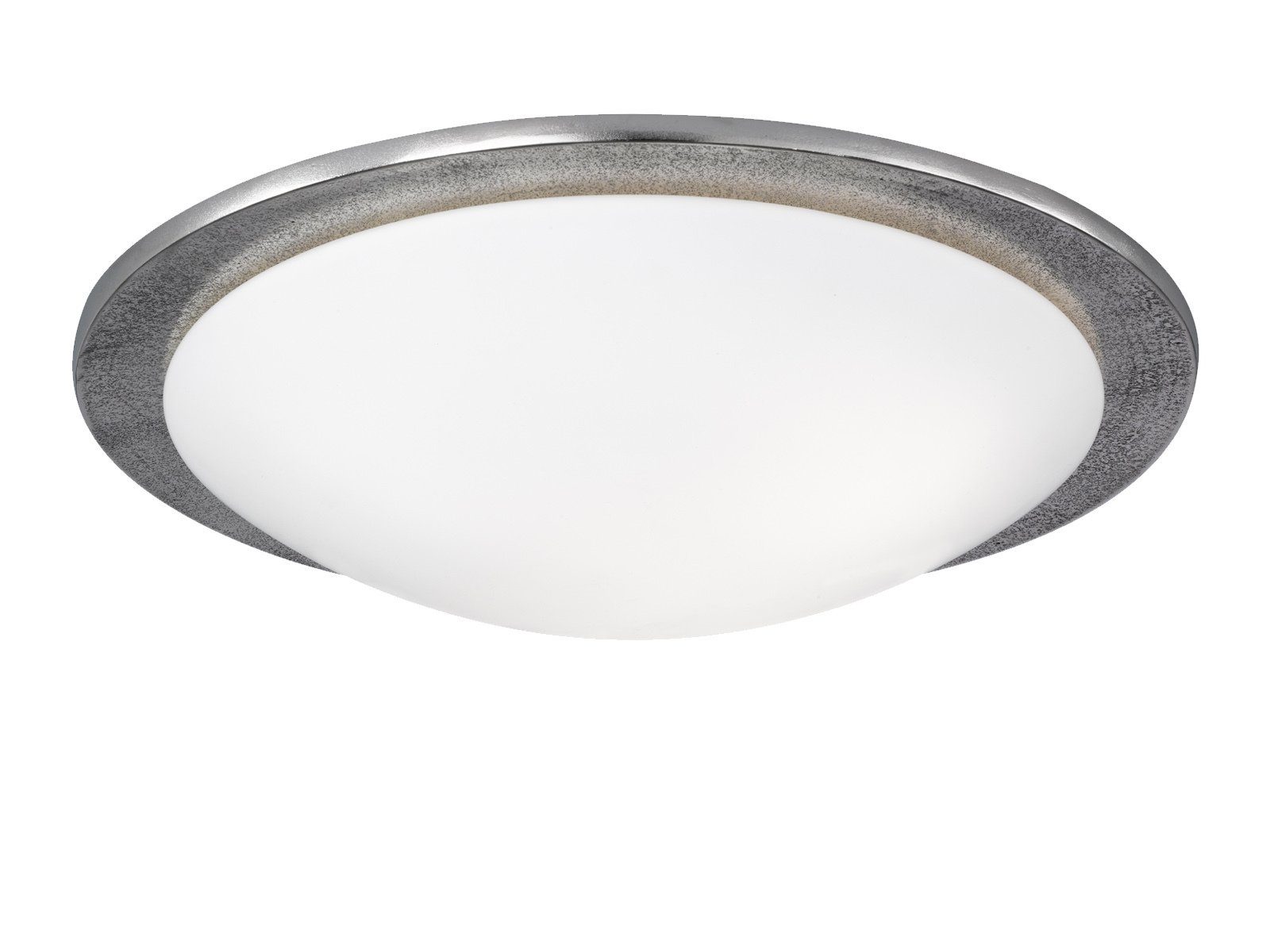 meineWunschleuchte LED Deckenleuchte, LED wechselbar, Warmweiß, Exklusive Designer Lampe dimmbar Ø 50cm groß, Lampenschirm Opal-Glas