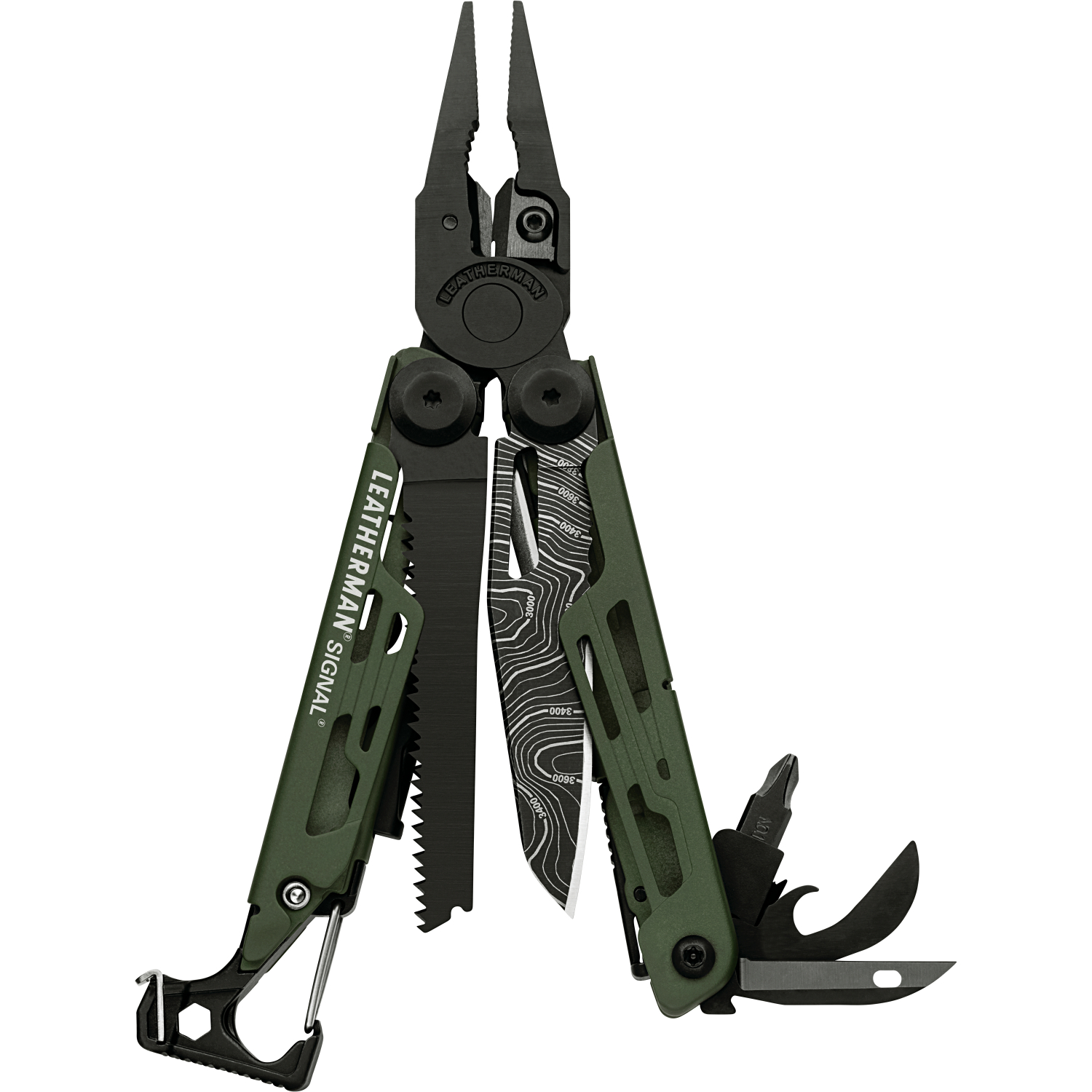 Leatherman Messer Signal Green Topo