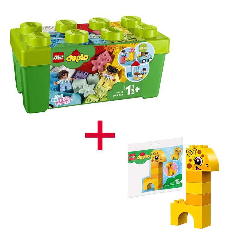 Lot 10913 La boîte de briques et 1 sachet DUPLO OFFERT Lego Duplo
