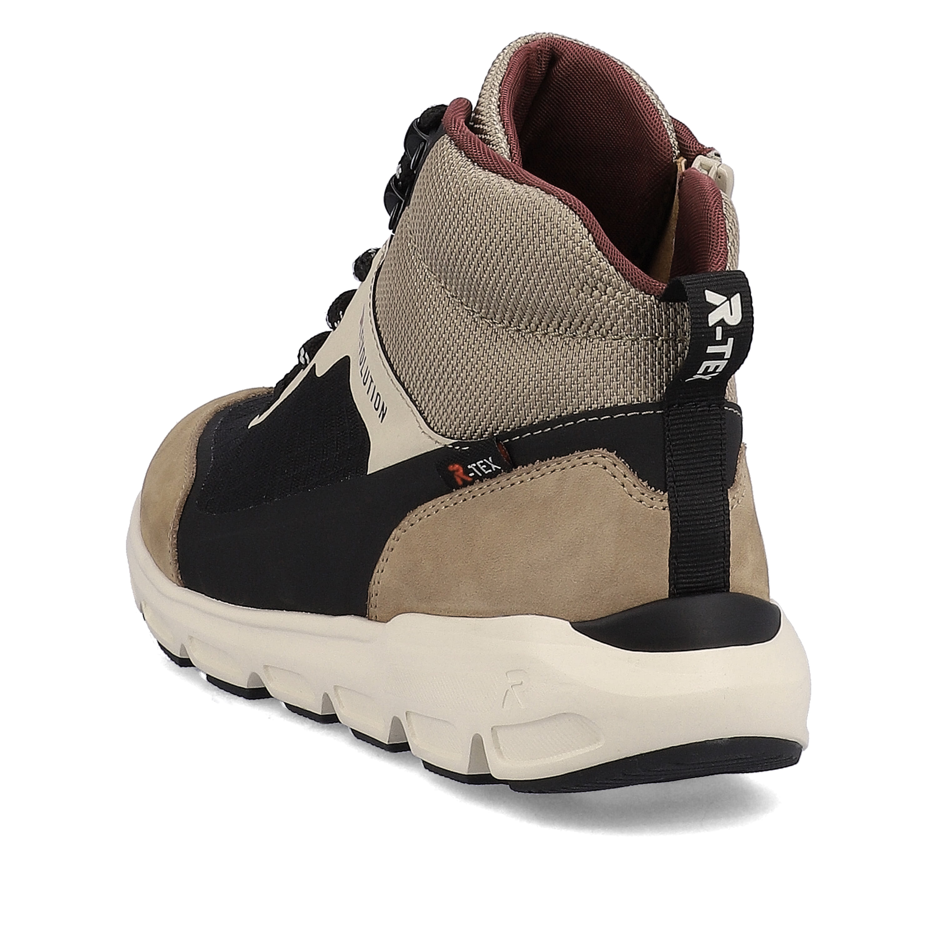 Rieker Damen Sneaker High hazel-wood black