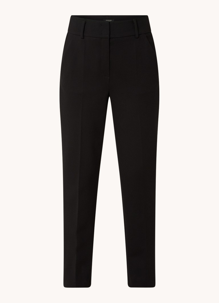 Pantaloni slim fit a vita alta con tasche laterali Claudia Sträter Punto