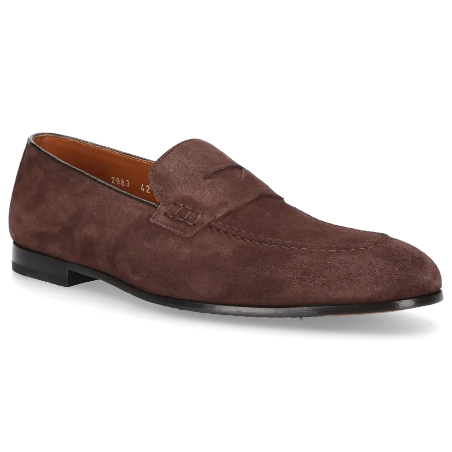 Doucal's - Loafer 2983 Veloursleder - braun