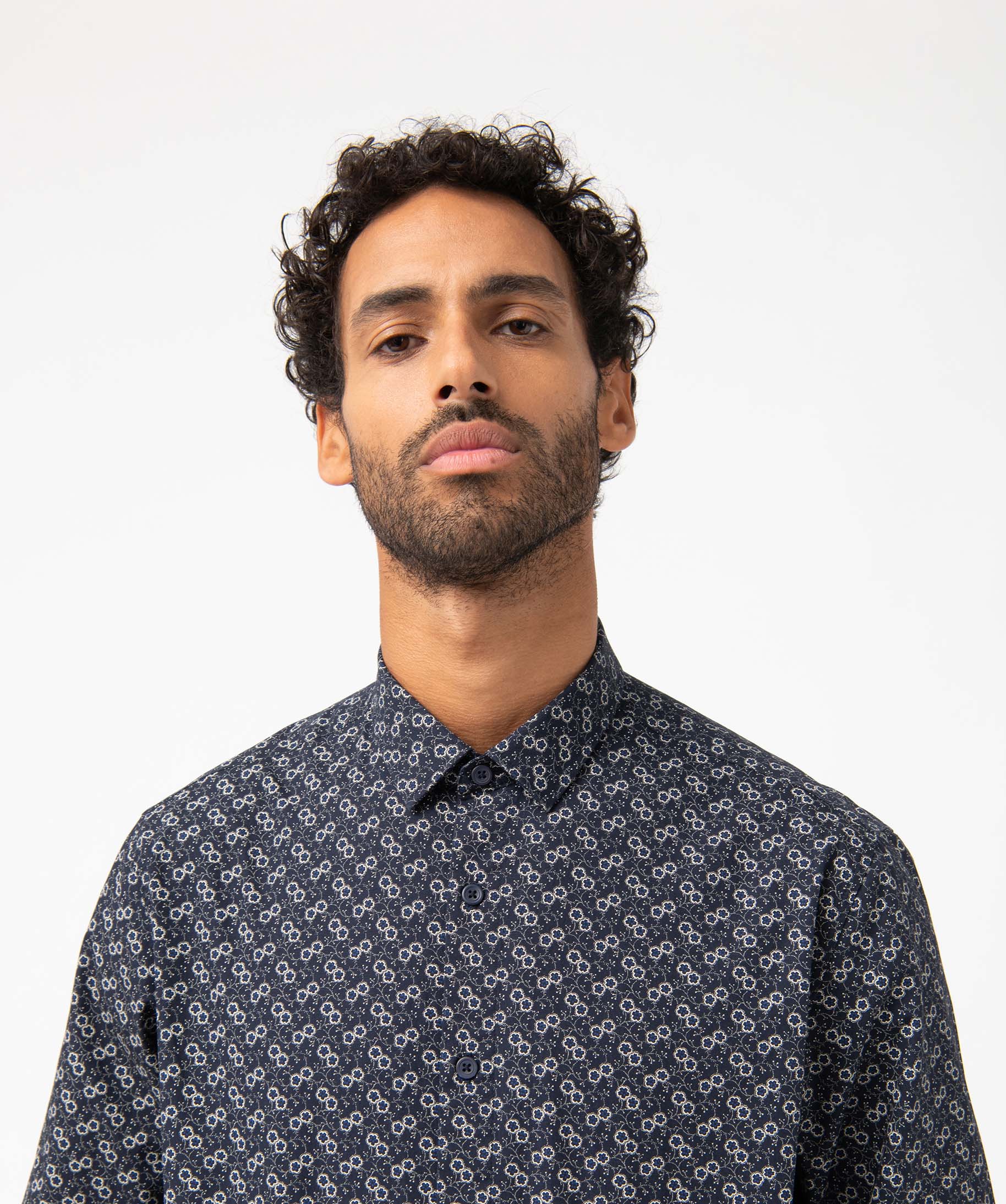Chemise homme à motifs fleuris imprime | GEMO