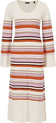 GANT Damen Strickkleid MULTI STRIPE C-NECK DRESS