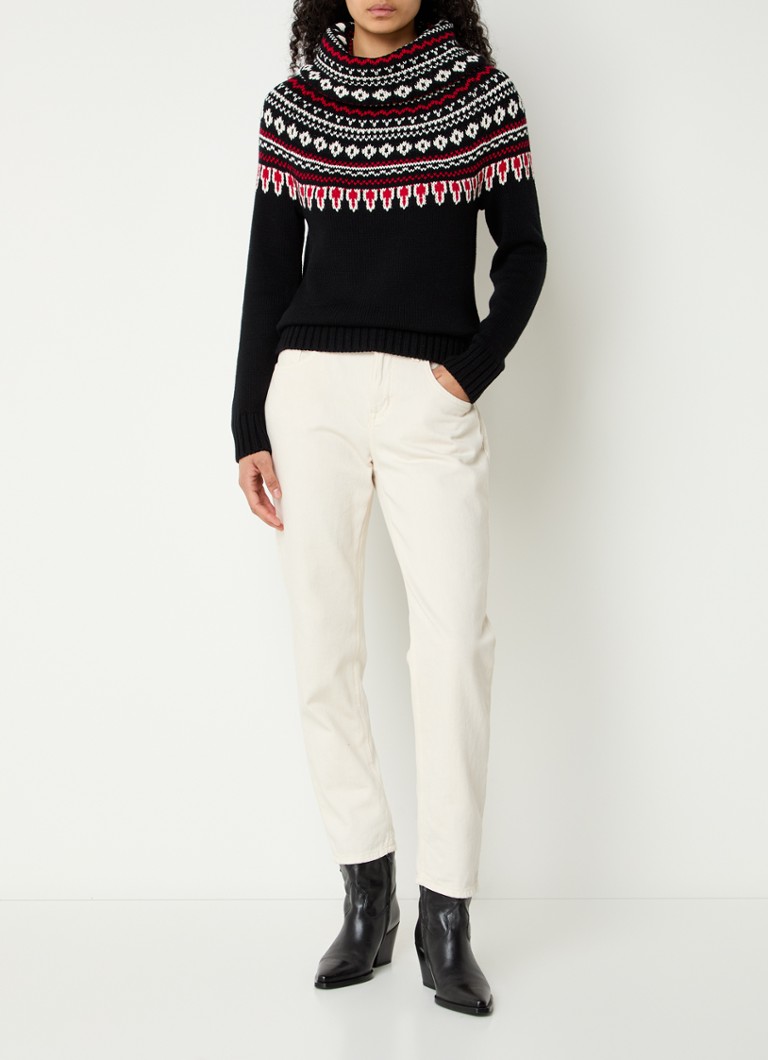 Pulover tricotat gros Ralph Lauren cu model tricotat